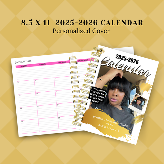 Personalized 2025-2026 Calendar