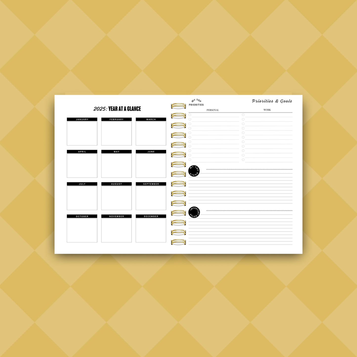 2025 Personalized Planner