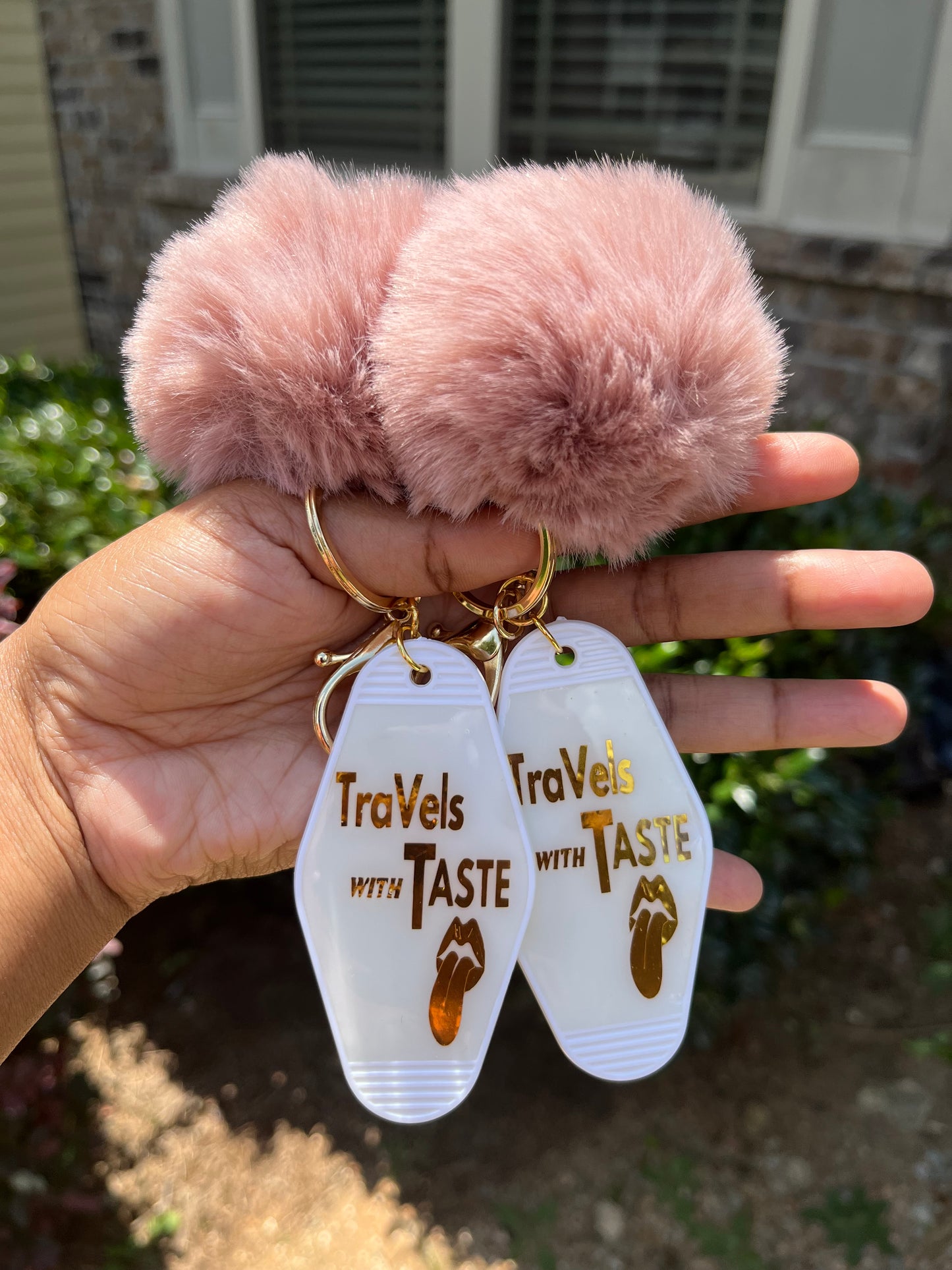 Travels With Taste Funny Keychain