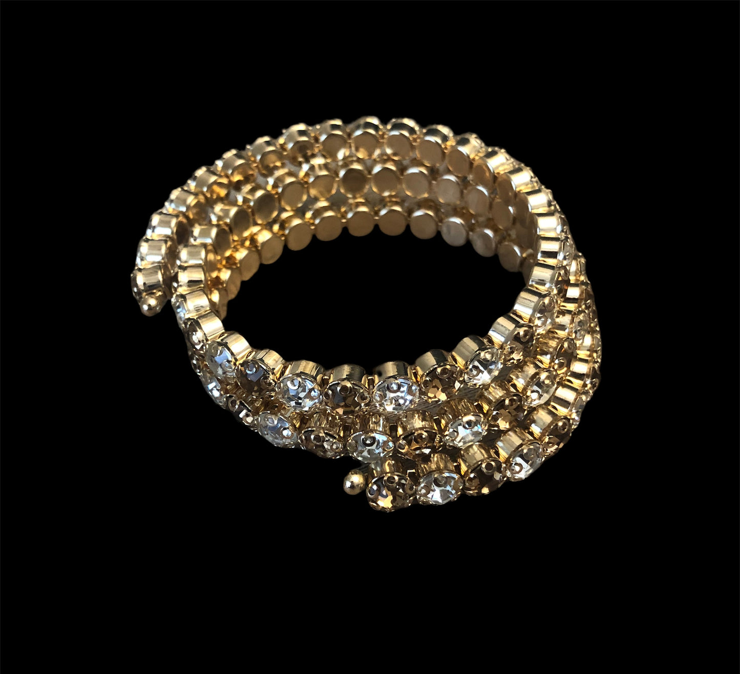 3 Row Luxurious Crystal Adjustable Bracelet