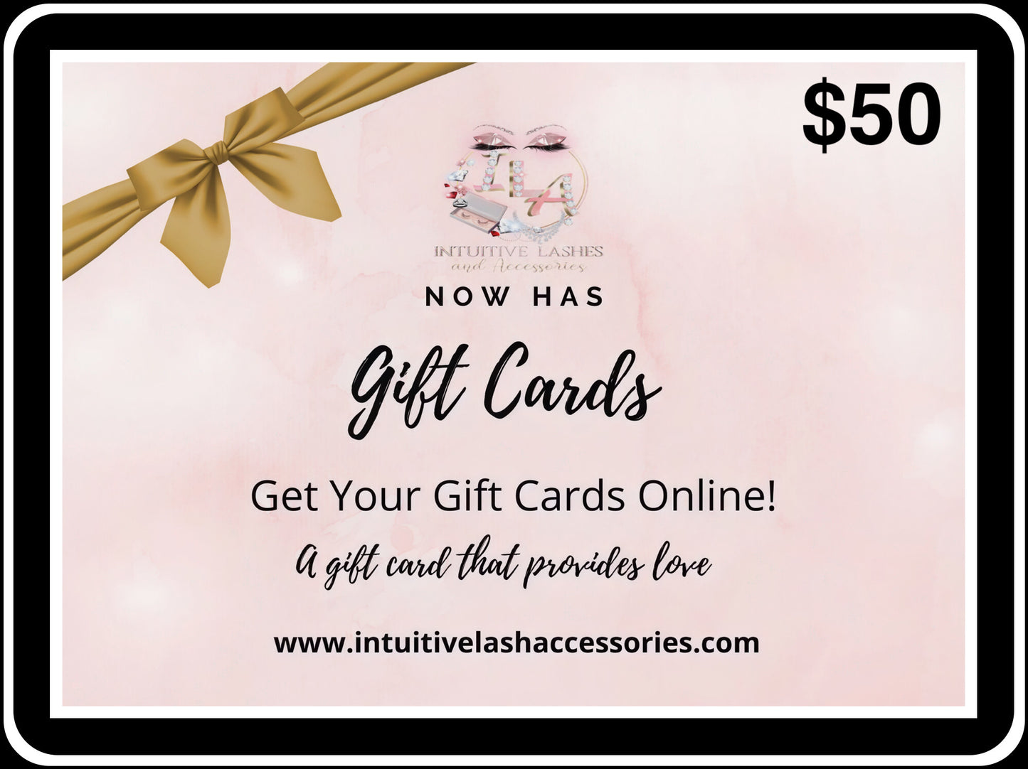 Intuitive Lashes and Accessories Gift Cards