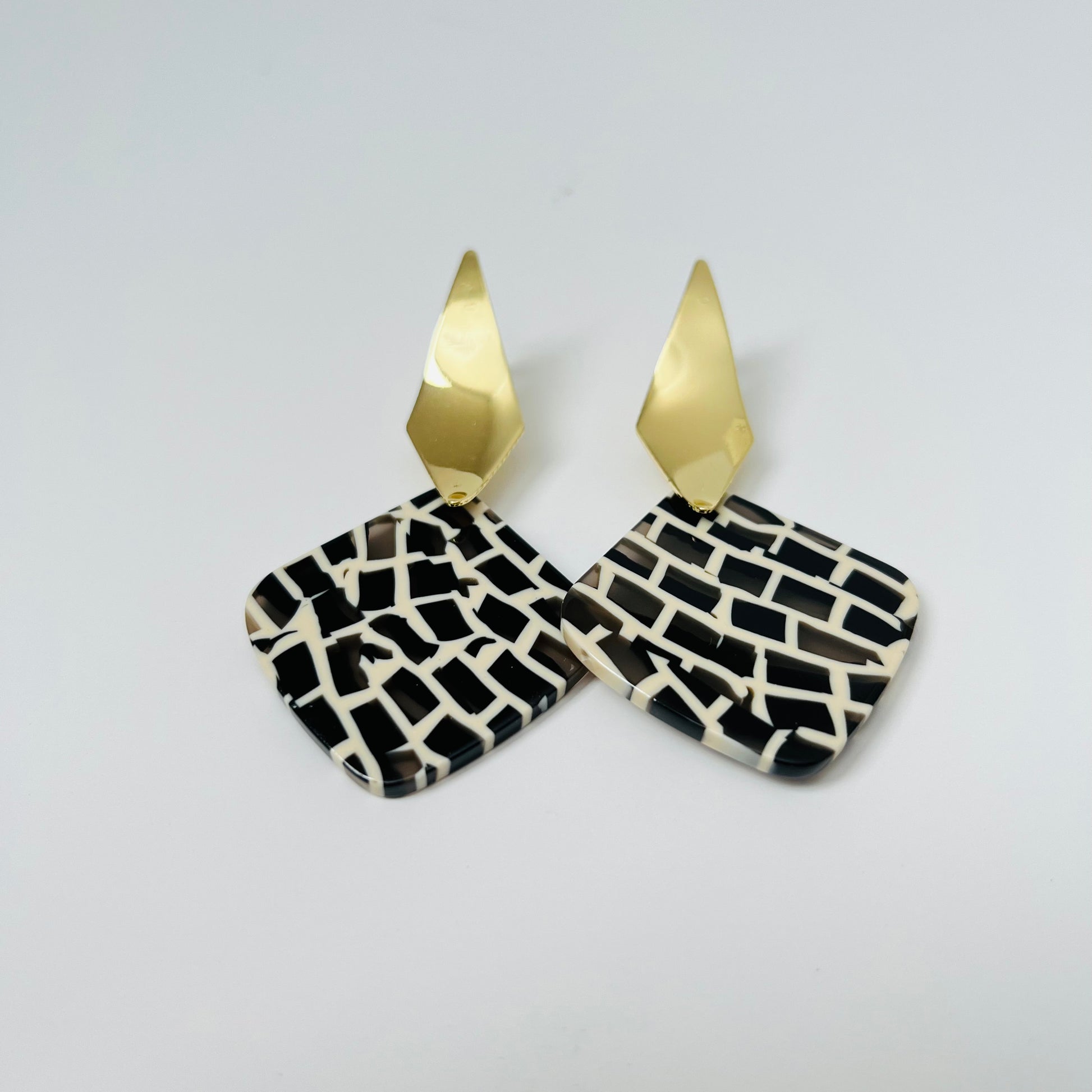 Acrylic Leopard Earrings | Intuitive Lashes and Accessories