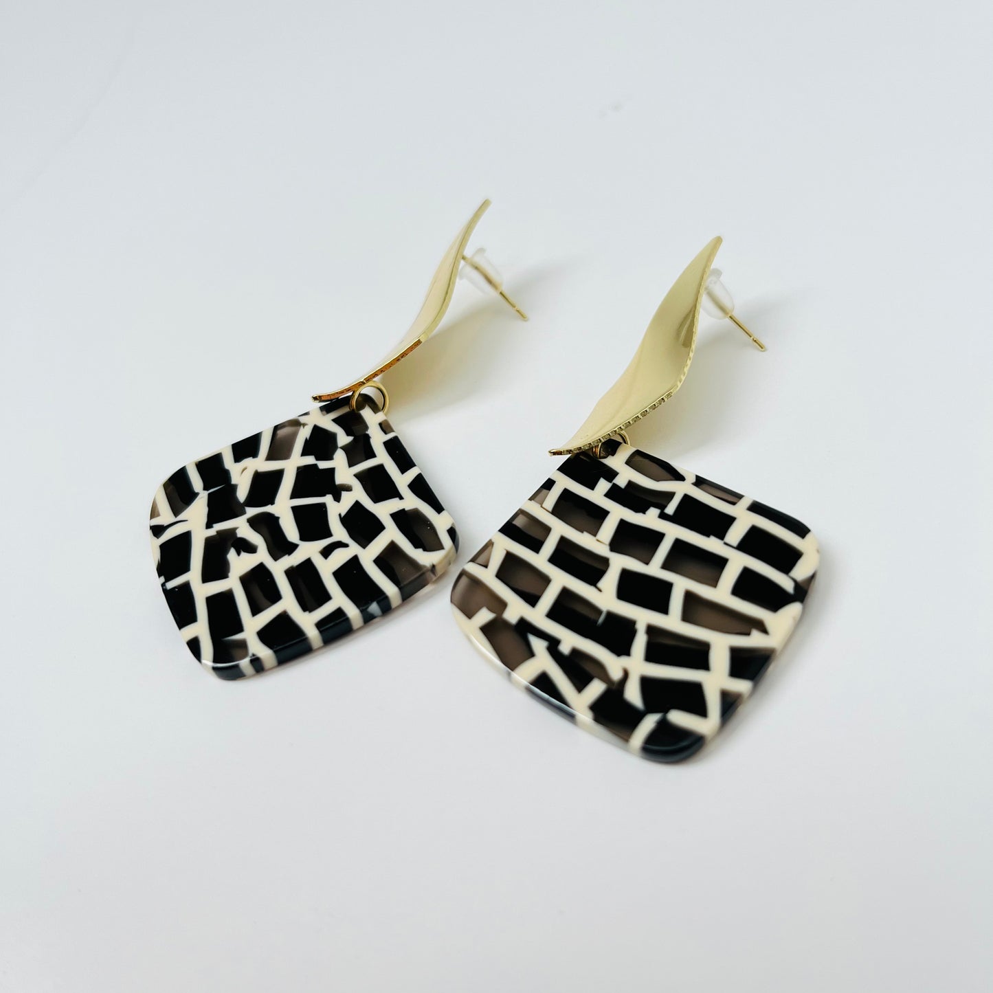 Acrylic Leopard Earrings | Intuitive Lashes and Accessories